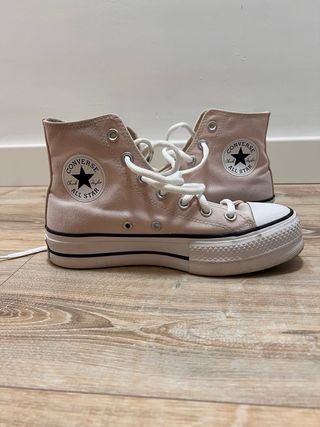 Botas Converse Plataforma Rosa Claro