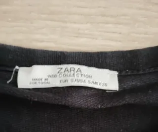 Sudadera Zara Estampada Talla M Mujer
