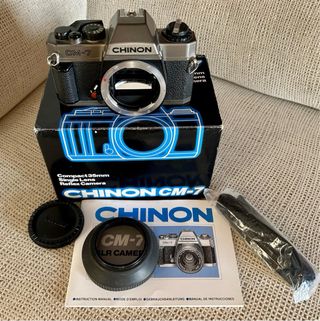 Cámara Chinon CM-7 + Objetivo Zenit Helios 44K-4
