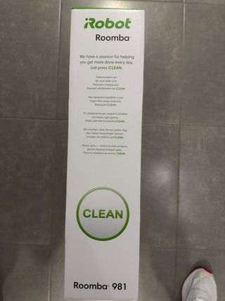 Robot aspirador iRobot Roomba 981