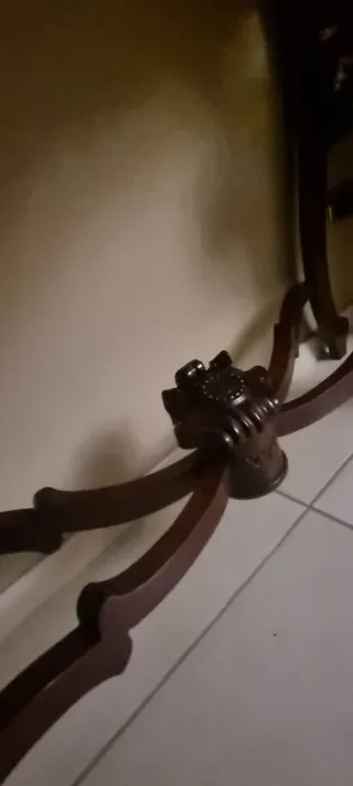 Consolle classica legno marmo