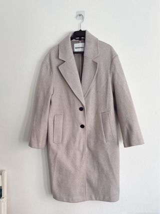 Abrigo gris Bershka talla M