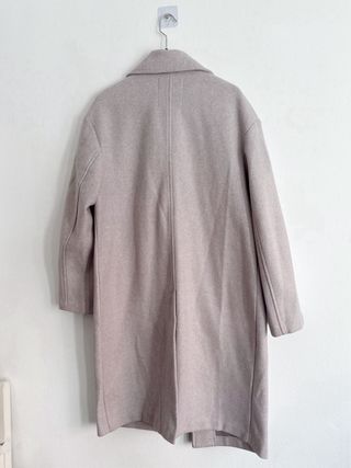 Abrigo gris Bershka talla M