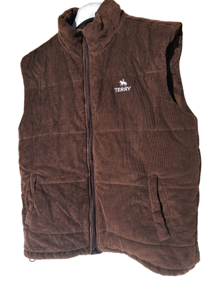 Chaleco TERRY Marrón Talla L
