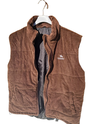 Chaleco TERRY Marrón Talla L