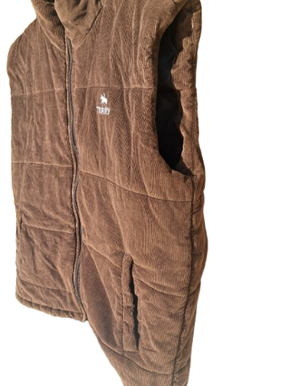 Chaleco TERRY Marrón Talla L