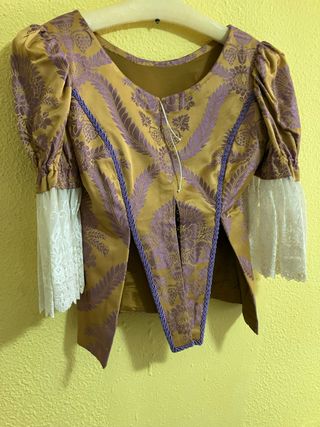 Corpiño Fallera Oro y Morado