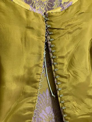 Corpiño Fallera Oro y Morado