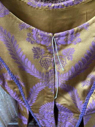 Corpiño Fallera Oro y Morado