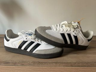Adidas Samba Gris y Blanco