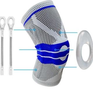 Rodillera elástica con soportes