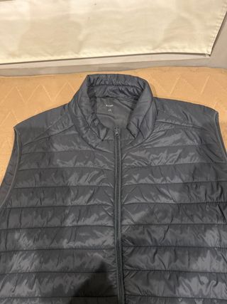 Chaleco acolchado KIABI gris XXL