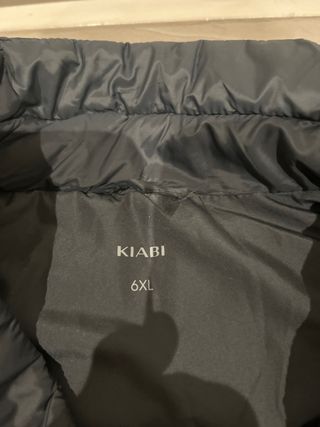 Chaleco acolchado KIABI gris XXL