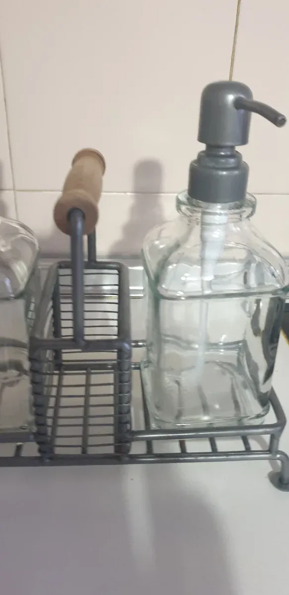 Juego de aceitera y vinagreea