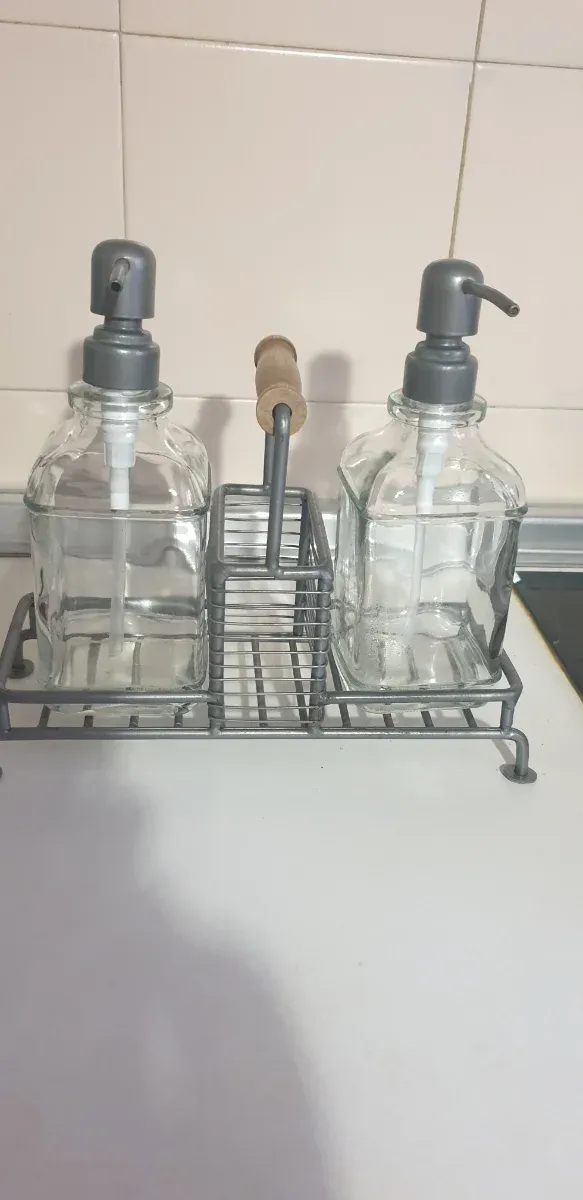 Juego de aceitera y vinagreea