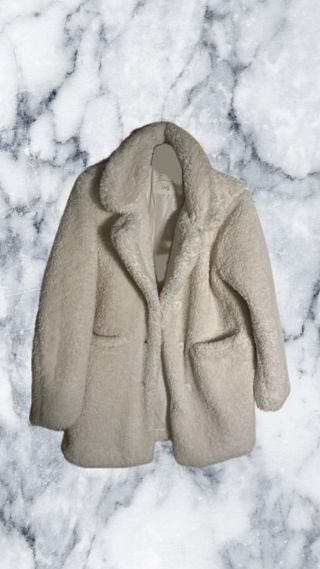 Cappotto Teddy/ pelliccia beige