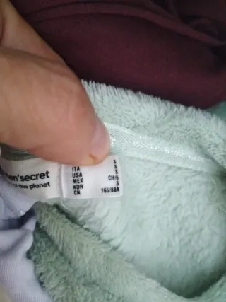 Pijama polar Woman Secret verde mujer