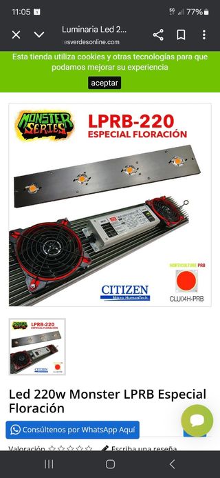 Luminaria LED Monster 220V