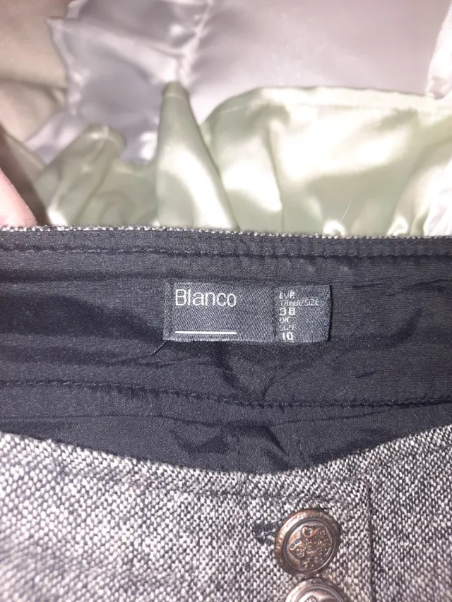 Pantalones de traje grises