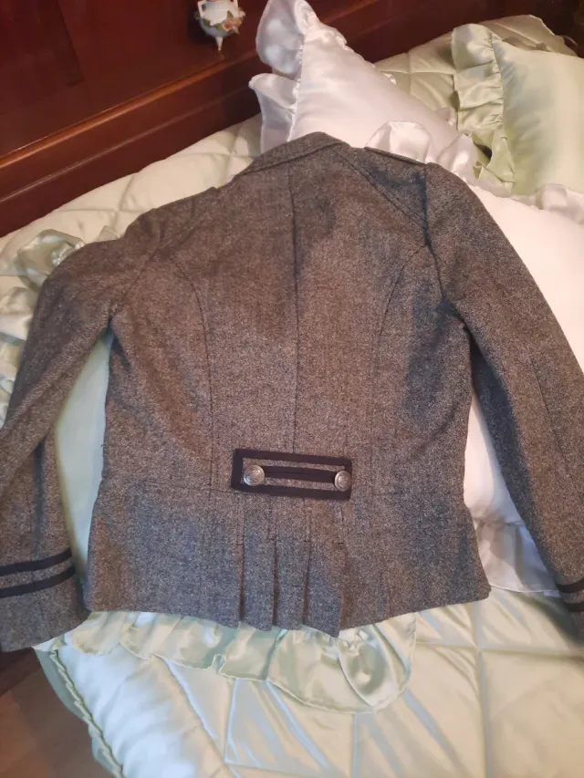 Pantalones de traje grises