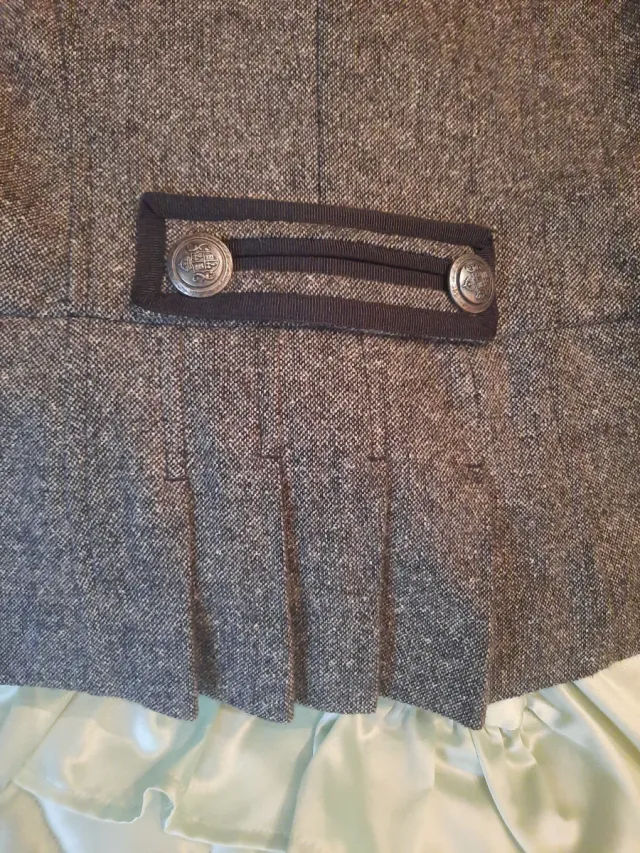 Pantalones de traje grises