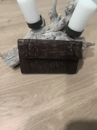 Monedero piel cocodrilo