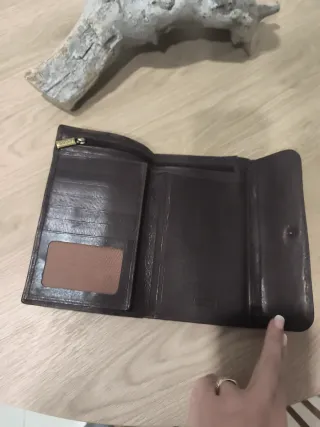 Monedero piel cocodrilo