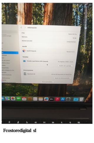 Macbook Pro 16" chip M3 Pro de 18/512gb - 100% bat