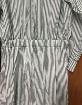 Vestido Maje rayas verde y blanco Talla M