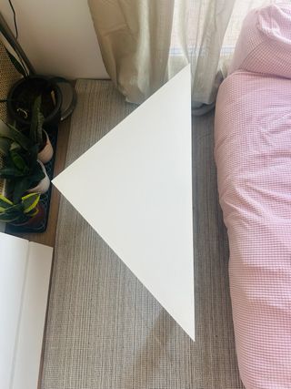 Tavolo basso triangolare Lack Ikea bianco