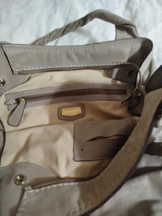 Bolso Miu Miu Beige Piel Trenzada