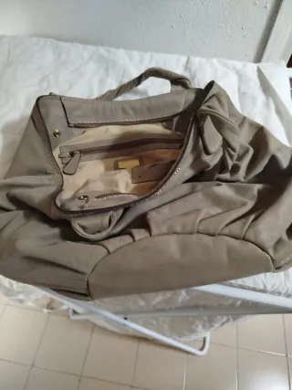 Bolso Miu Miu Beige Piel Trenzada