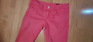 T.S/36/38 Pantalones vaqueros Benetton fresa