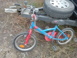 Bicicleta infantil Btwin azul