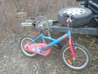 Bicicleta infantil Btwin azul