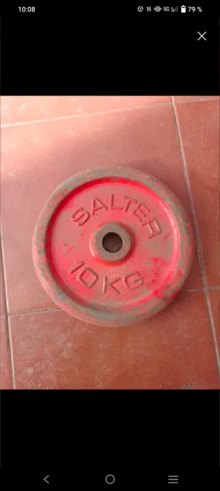 Disco de pesa Salter 10 kg