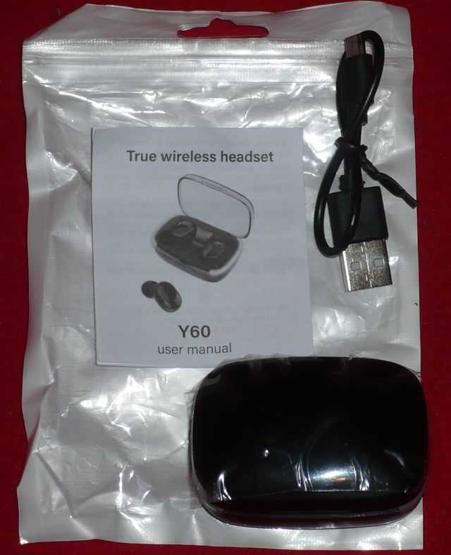 Auriculares Bluetooth 5.1 TWS Y60