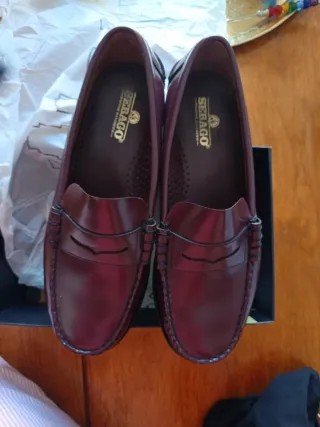 Mocasines Sebago Burdeos Talla 42