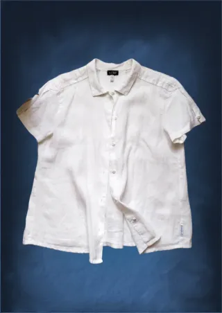Camicia, Armani Jeans, Lino Donna Tg M,