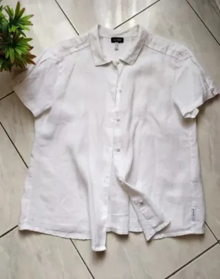Camicia, Armani Jeans, Lino Donna Tg M,