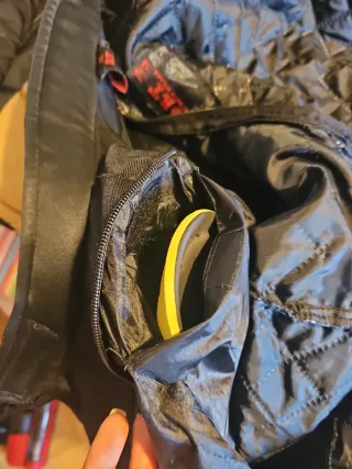 Chaqueta Moto RT Negra y Verde Talla 3XL.