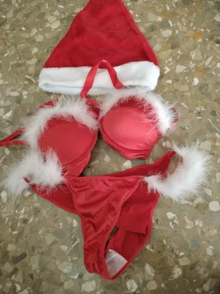 Conjunto Lencería Navidad Talla Única