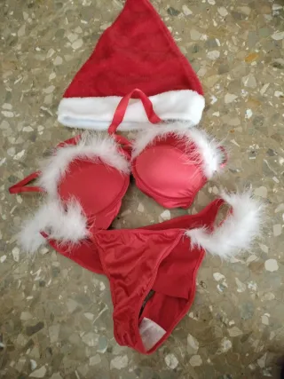 Conjunto Lencería Navidad Talla Única