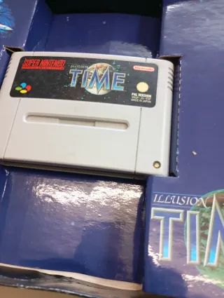 JUEGO SNES ILLUSION OF TIME CAJA GRANDE
