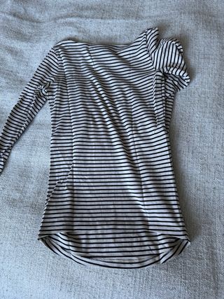 Camiseta H&M Rayas Manga Larga Algodón
