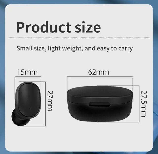 Auriculares Bluetooth 5.2 Negros