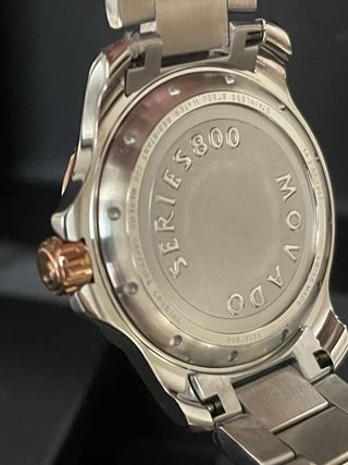 Reloj Movado Series 800 Azul y Oro Rosa