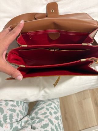 Bolso Celine Marrón y Dorado