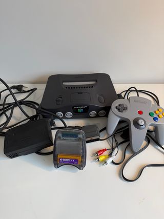 consola nintendo 64 con transfer pack