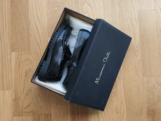 Mocasines de mujer Massimo Dutti negros T.38